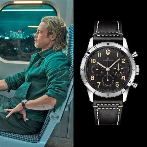 brad pitt breitling ambassador|brad pitt bracelet bullet train.